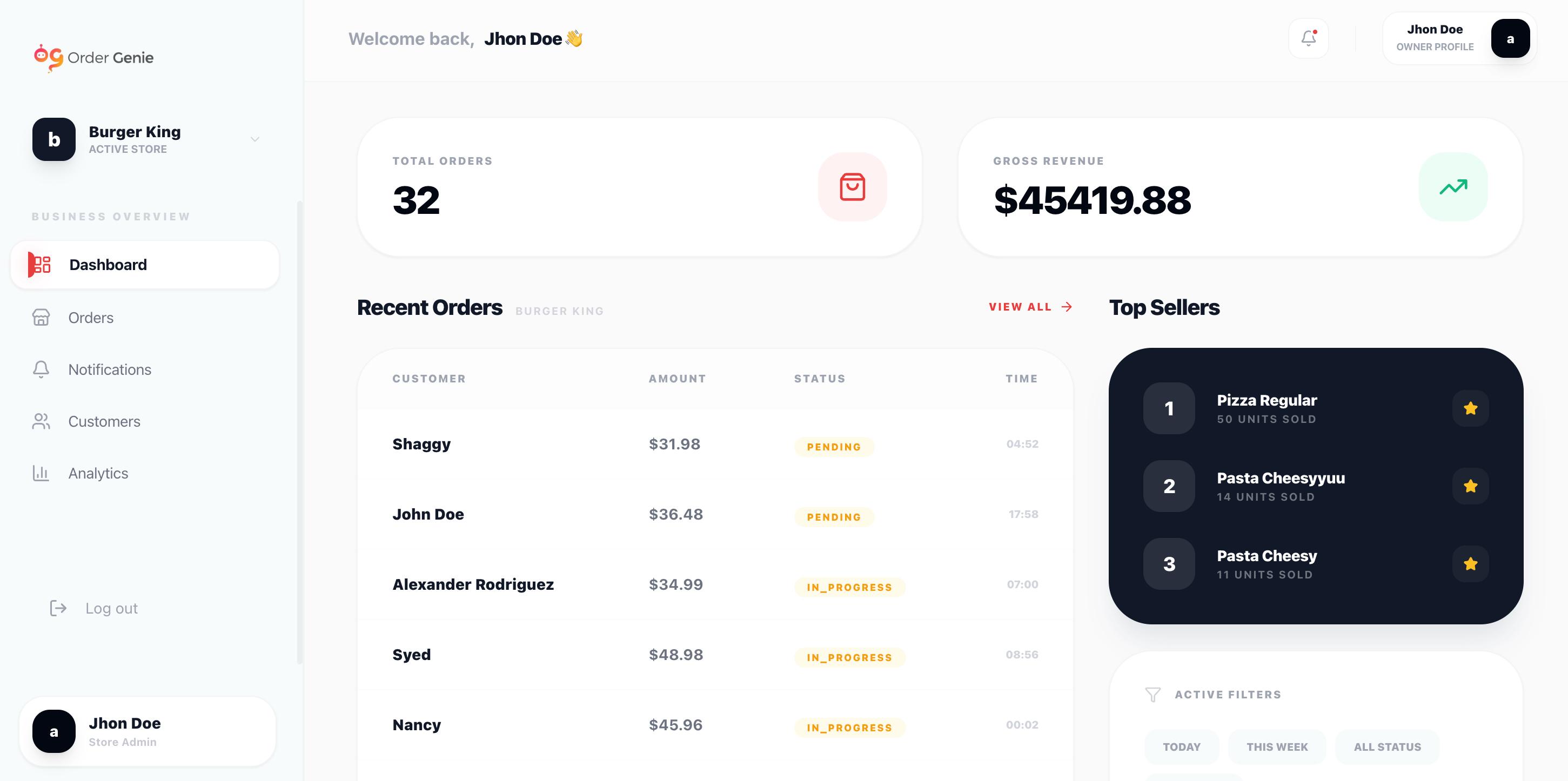 Dashboard