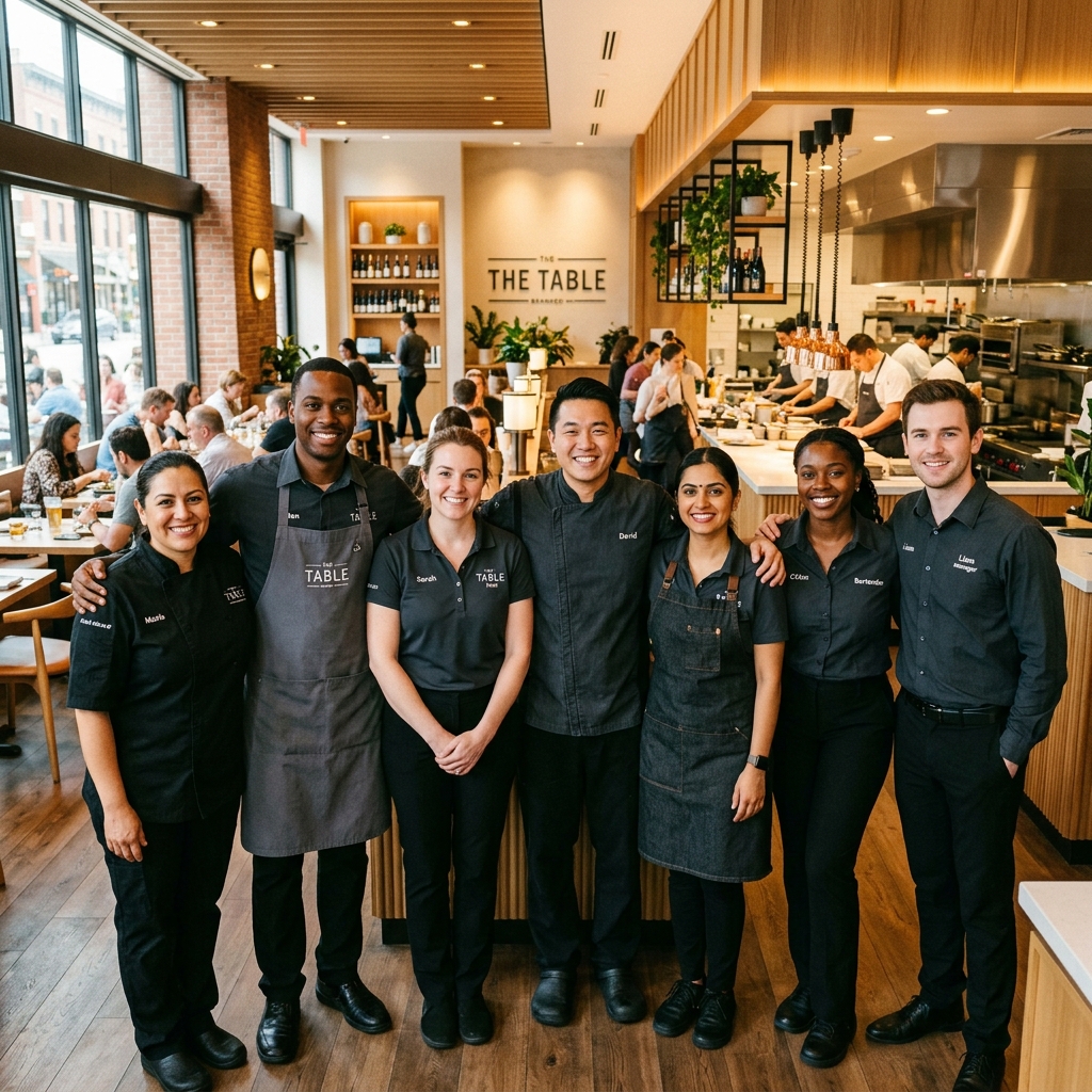 Professional Restaurant Team